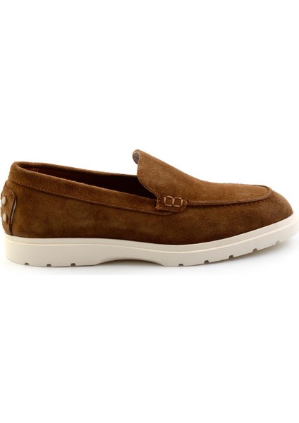 Taba Süet Erkek Loafer Ayakkabı E01087112702