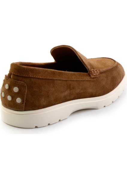 Taba Süet Erkek Loafer Ayakkabı E01087112702 modelleri