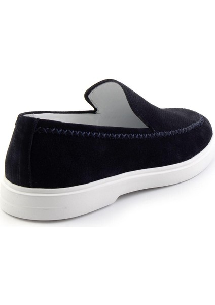 Lacivert Leather Erkek Casual Ayakkabı E01083017002 modelleri