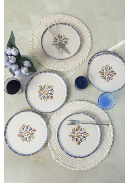 Sapphire Nordıc Pasta Tabağı 22 cm 6 Adet 22746