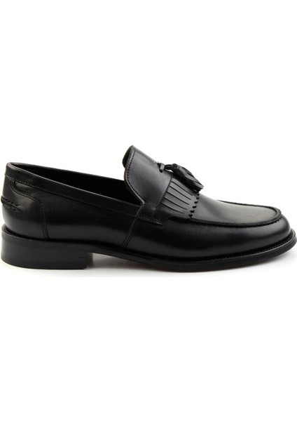 Siyah Leather Erkek Klasik Ayakkabı E01757718603