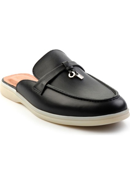 Siyah Leather Erkek Terlik E04079975603 fiyatları