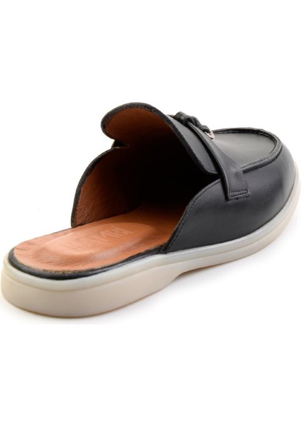 Siyah Leather Erkek Terlik E04079975603 modelleri