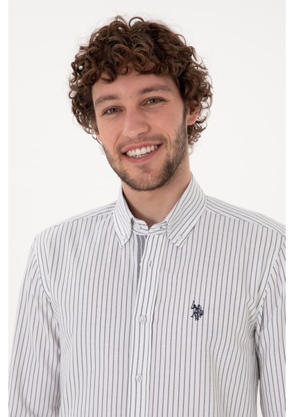 Erkek Beyaz Gömlek Desenli 50306366-VR013 fiyatları