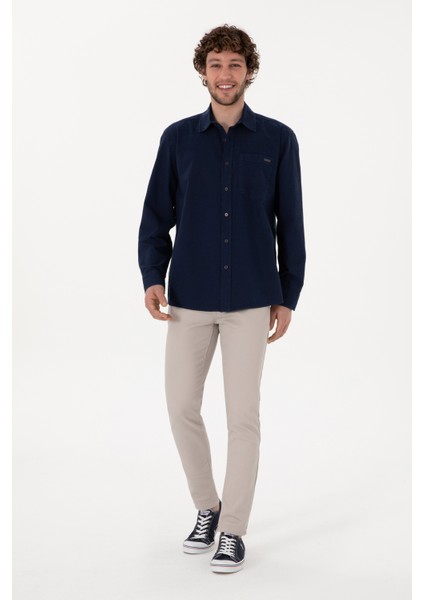 Erkek Koyu Mavi Gömlek Jean 50304363-DN0023 fırsatları
