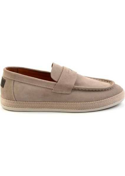 Gri Leather Erkek Espadril E01901361702