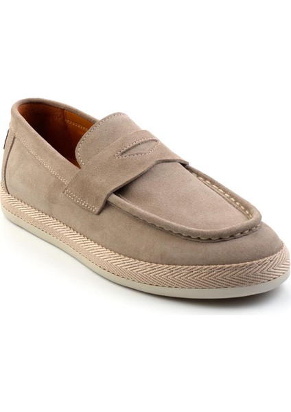 Gri Leather Erkek Espadril E01901361702