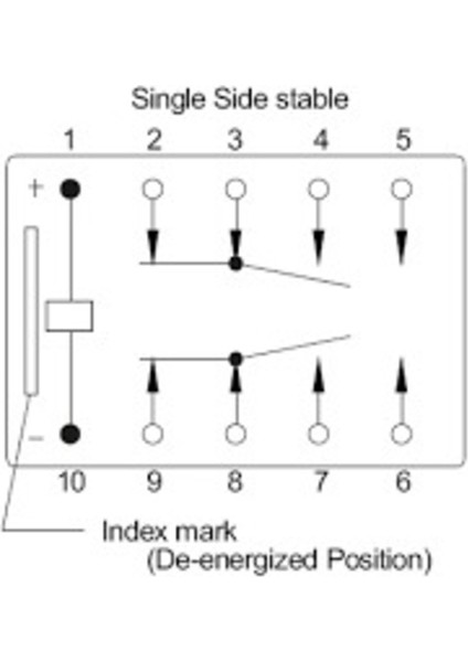 6V 10PIN 1A30V Röle Çift Kontak Kilitli V23106-L2102-B201 Sıemens fırsatları