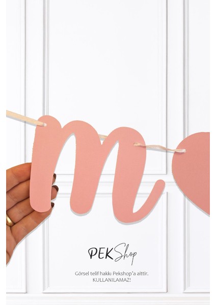 Pembe 6 Months Banner Duvar Süsü 6 Aylık Yarım Yaş Parti Süsleri fiyatları