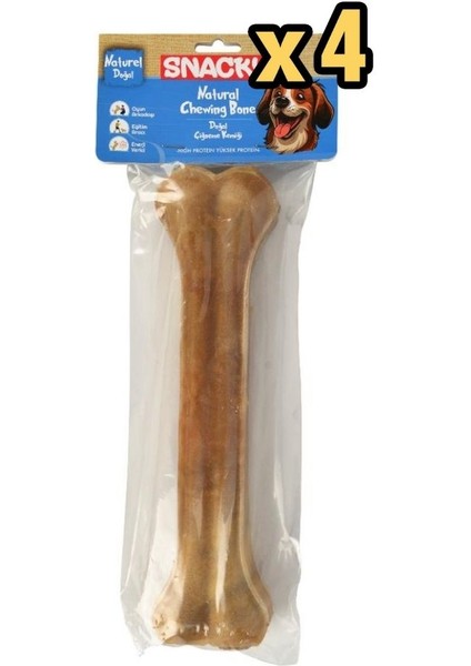 Natural Köpek Çigneme Kemigi 25 cm 270 gr x 4 Adet