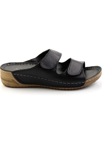 Siyah Leather Kadın Terlik K04331023203