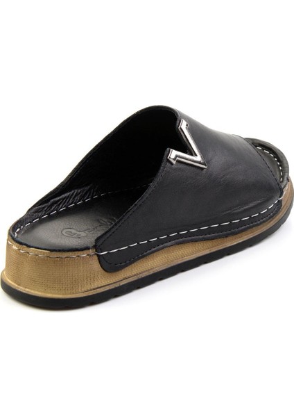 Siyah Leather Kadın Terlik K04331030803 modelleri