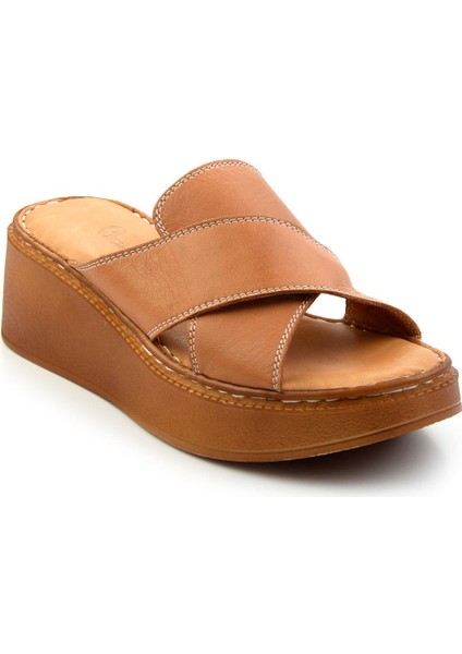 Taba Leather Kadın Terlik K04331126303 fiyatları