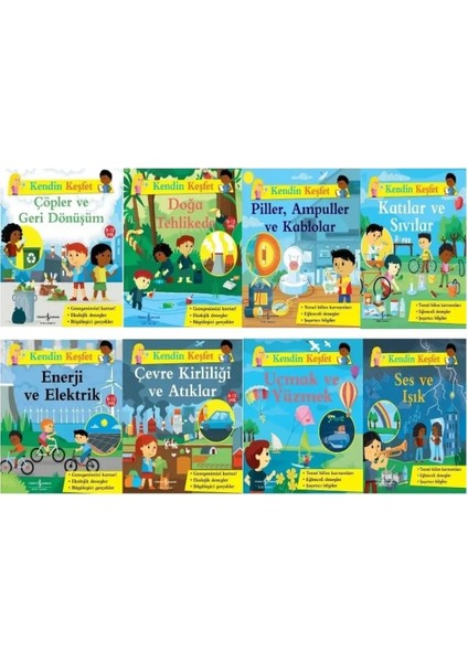 Kendin Keşfet Seti - Etkinlik ve Deneyler Kitap Seti