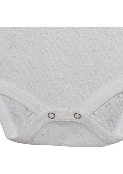 Kız Bebek Atlet Pamuklu Body Jakarlı Küp Desenli Çıtçıtlı Zıbın fırsatları