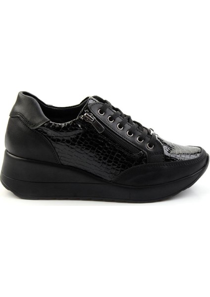 Siyah Leather Kadın Casual Ayakkabı K01586080011