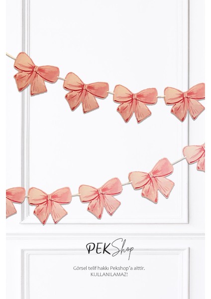 Pembe Fiyonklar Banner Duvar Süsü fiyatları