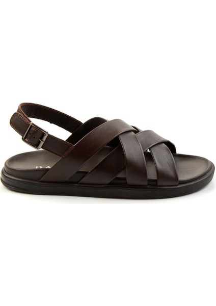 Kahve Leather Erkek Sandalet E05863955543