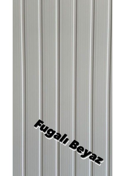 Pvc Lambri Beyaz Lambiri 25 cm x 2 mt (5 Metrekare)