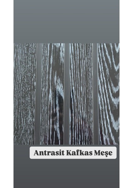 Pvc Lambri Antrasit Meşe (2 mtX25 cm) 5m2