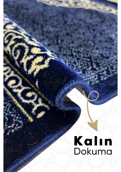 Selçuklu Lacivert Dokuma Kalın Seccade