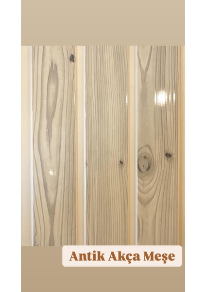 Pvc Lambri Antik Akça Meşe (1 mtX20 cm) 2m2