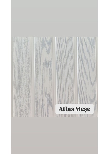 Plastik Lambiri Gri Meşe 25 cm x 1 Metre (2,5 Metrekare)