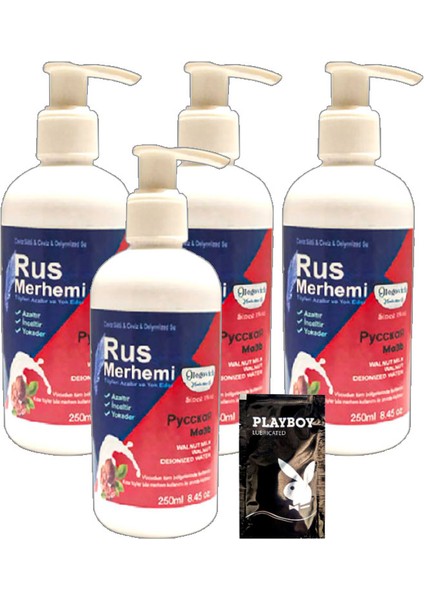 4lüx 250 ml Tüylere Krem Ceviz Sütlü & Cevizli Rus Merhemi - Hediye Jel