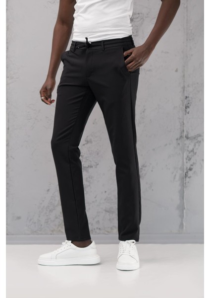 Slimfit Full Likralı Esnek Beli Lastikli Yazlık Jogger Pantolon