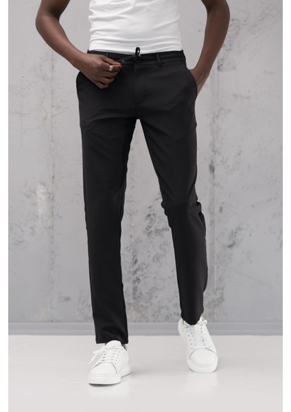 Slimfit Full Likralı Esnek Beli Lastikli Yazlık Jogger Pantolon