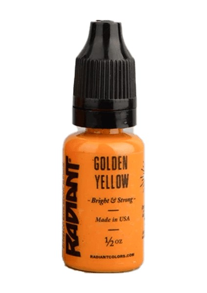 Golden Yellow - Radiant Tattoo Dövme Boyası - 0,5oz/15ml