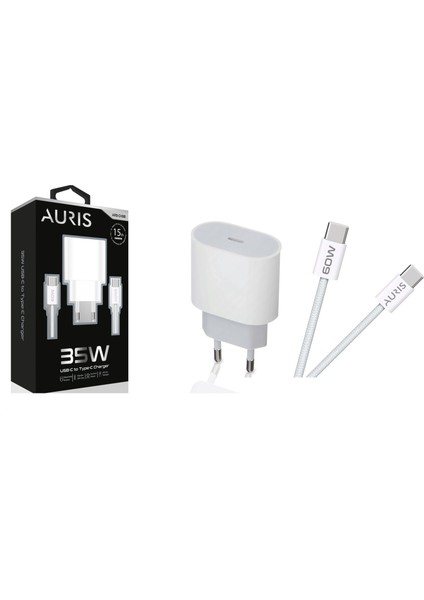 Type-C To Type-C Şarj Aleti Seti 35W