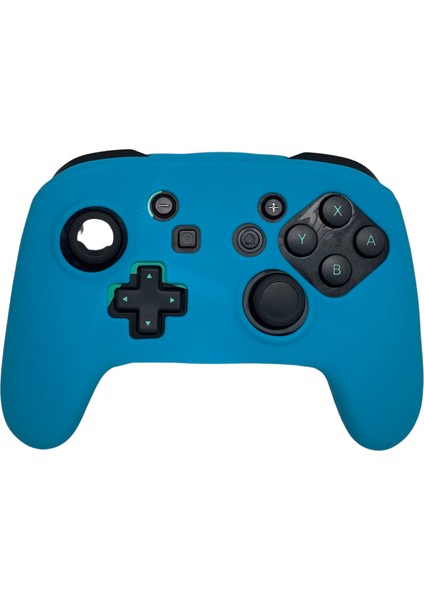 Switch Pro Controller Joystick Silikon Koruyucu Kılıf Mavi