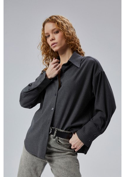 Limited Edition Regular Poliviskon Dokuma Gömlek