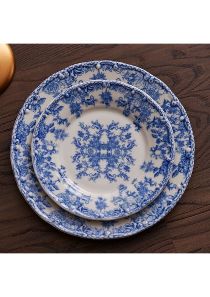 Blue Dream Tatlı Tabağı Seti 6lı-17 cm