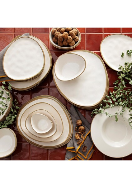Trıbeca Çukur Tabak Seti 23CM- 6lı