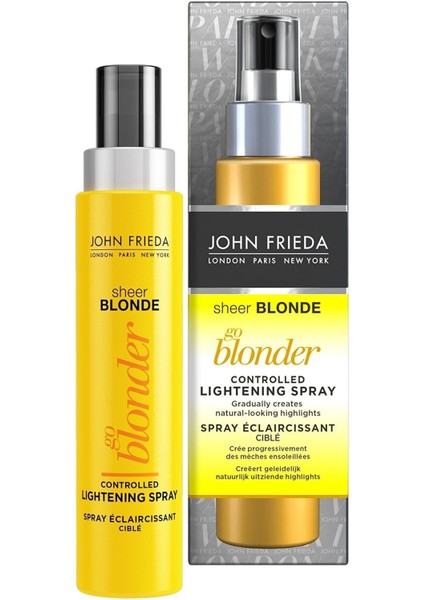 Sarı Saçlar İçin Renk Açıcı Sprey - Sheer Blonde Go Blonder Lightening 100 ml