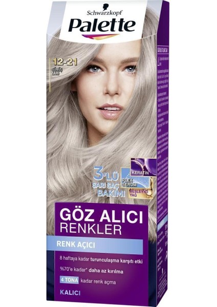 Göz Alıcı Renkler 12-21 Gümüş Sarı x 2 Adet fiyatları