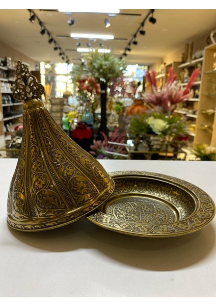 Osmanlı Büyük Box Kap Eskitme Gold