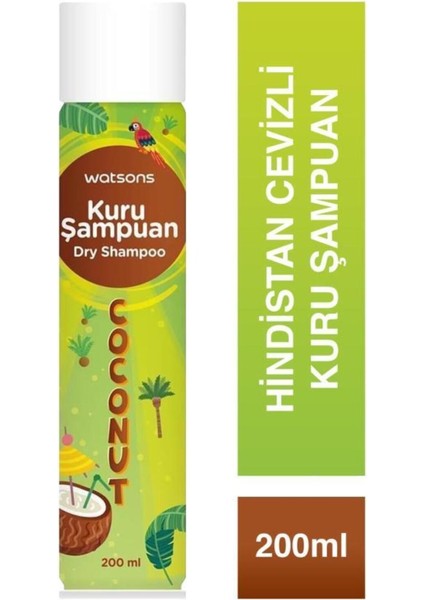 Hindistan Ceviz Aromalı Kuru Şampuan 200 ml 3 Adet fiyatları