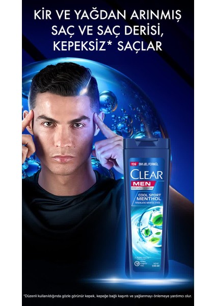 Men Şampuan Cool Sport Menthol Ferahlatıcı Mentol Etkisi 350 ml x 3 Adet modelleri