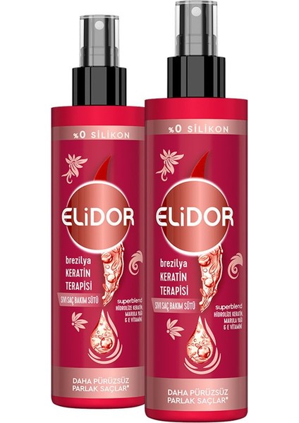 Sıvı Saç Bakım Sütü Brezilya Keratin Terapisi 200 ml x2 modelleri