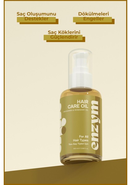 Doğal Saç Bakım Yağı 100 ml modelleri