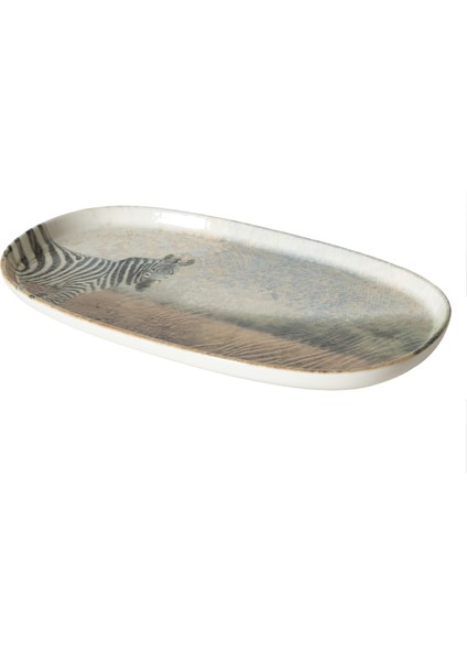 Wıld Düz Kayık Tabak 34CM