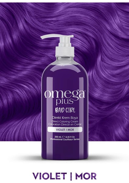 Bad Girl Mor Amonyaksız Renkli Saç Boyası 250 ml