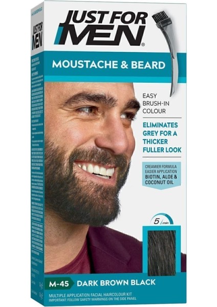 Sakal & Bıyık Boyası Koyu Kahve Siyah