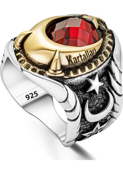 2018 Polis Armalı Taşlı Gümüş Yüzük