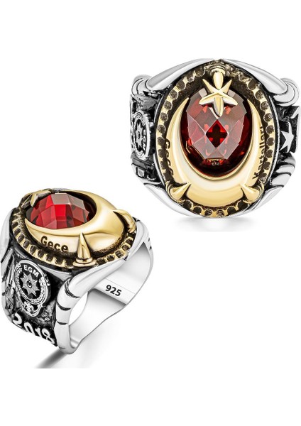 2018 Polis Armalı Taşlı Gümüş Yüzük fiyatları