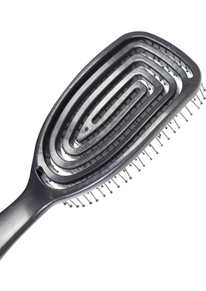 Pro Hava Delikli Plastik Saç Bakım Fırçası Kıvırcık Saçlara Hızlı Kurutma ve Şekillendirme fiyatları
