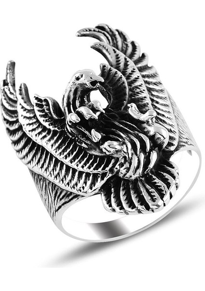 Kartal ve Pençeleri Model Gümüş Yüzük